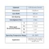 0.38 mm Aluminum Oxide Ceramic IDC Gold Electrode for Capacitive Sensor Applications, 23 x 18 mm, -50 to 350 °C (2 pcs) view 2