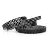 Akozon 1.5M 3 Rows Aluminum Mesh Trim view 1