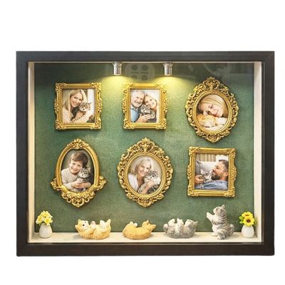 DIY Picture Frame Decor for Desk