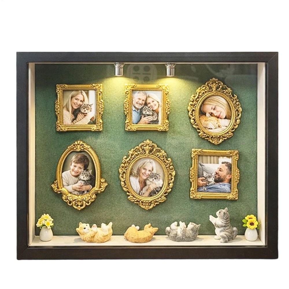 DIY Picture Frame Decor for Desk