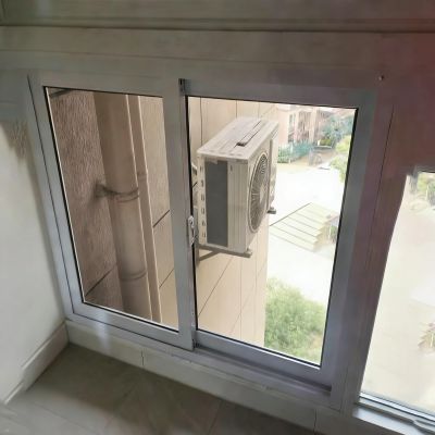 Minglez Sliding Basement Window with Insect Screen, 60x90, 90x120, 60x120, 80x150, 90x90 cm, Garage/Chicken Coop Window Insert (40x95 cm/16x37 in)