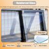 Minglez Sliding Basement Window with Insect Screen, 60x90, 90x120, 60x120, 80x150, 90x90 cm, Garage/Chicken Coop Window Insert (40x95 cm/16x37 in) view 4