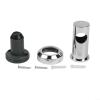 22 mm ABS Wall Bracket for Shower Rod view 1