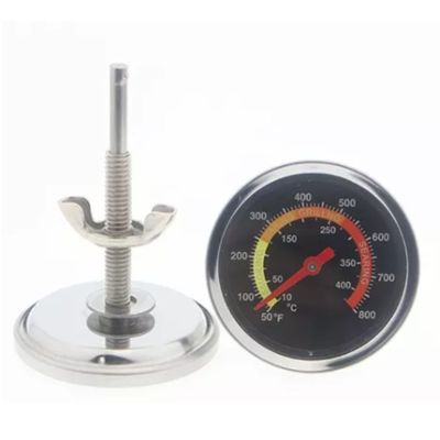 Oven Thermometer 50–400°C with Mounting Bracket for Grills and Ovens