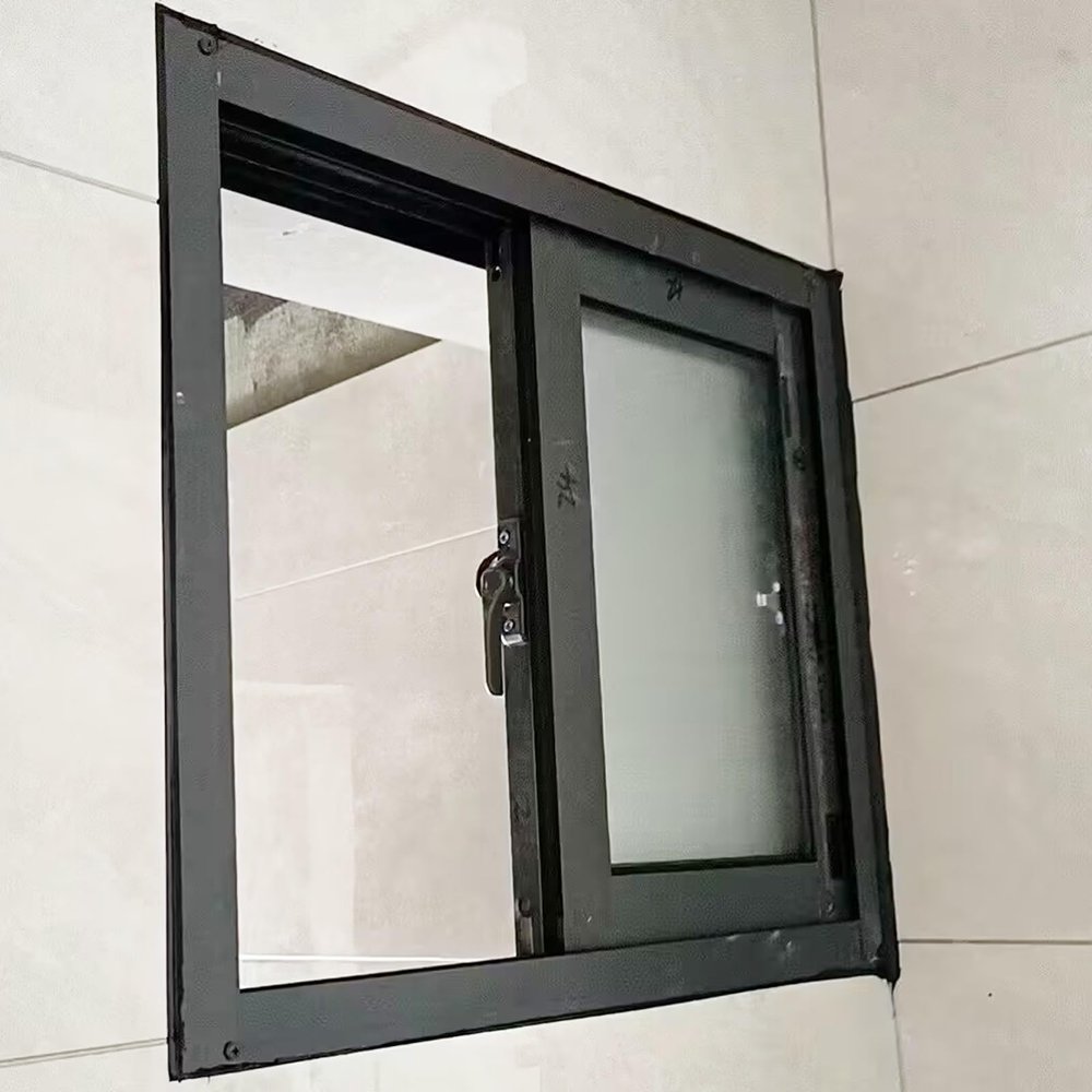 Minglez Aluminum Basement Windows, 60x60 to 90x90 cm, Garage Door Replacement Inserts, Shed, Shower (70x95 cm/28x37 in)