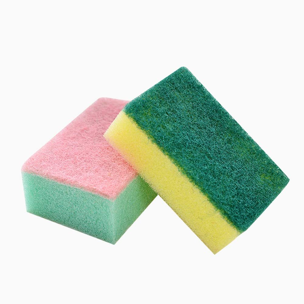 Akozon 10-Piece Non-Scratch Sponge Set