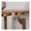 Jian1004 Plant Stand, Lightweight Luxury Stone-Top Stand for Indoor Use, Stainless Steel Shelves for Living Room and Balcony (M) view 3