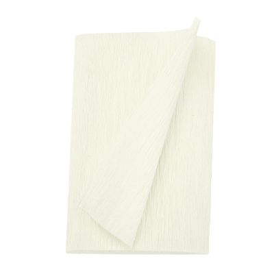 QUARKZMAN Crepe Paper Roll 8.2ft Long 4 Inch Wide Beige