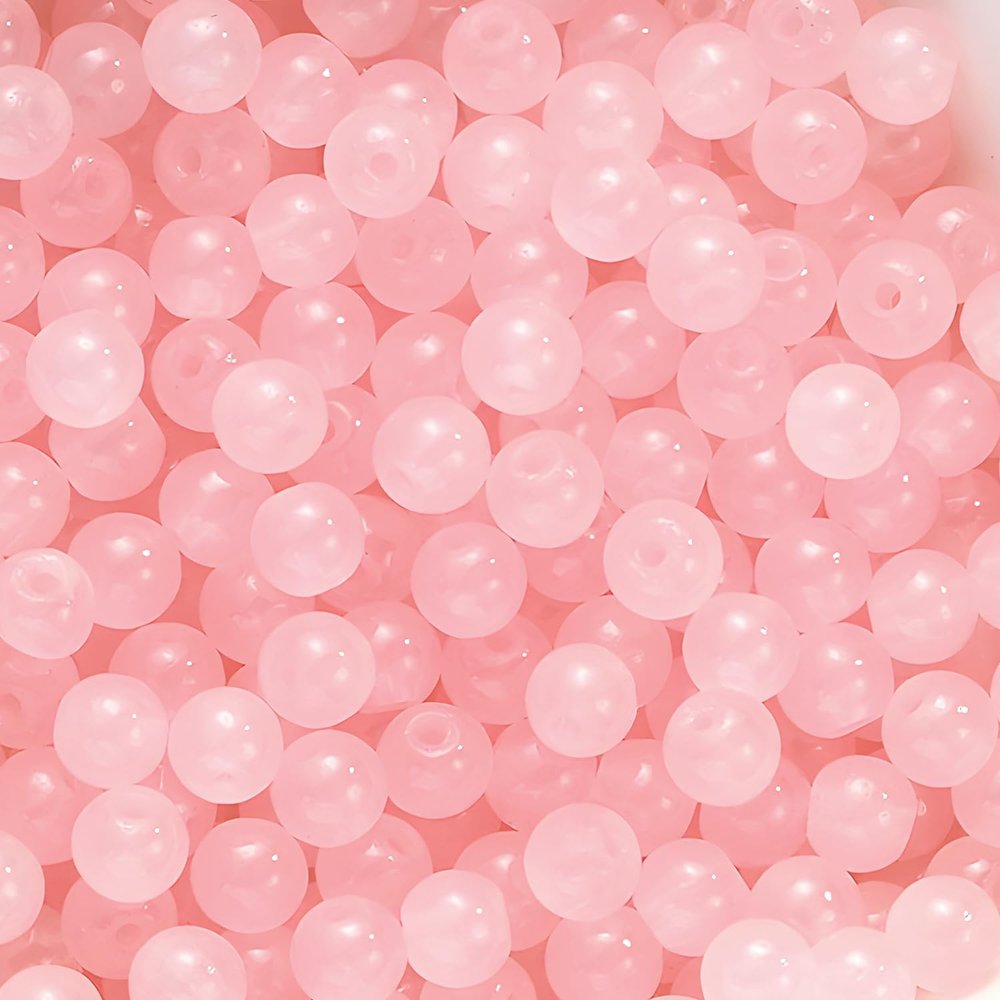 100 pcs Rose Quartz Beads, 8mm Gemstone Beads for Crafting