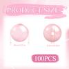 100 pcs Rose Quartz Beads, 8mm Gemstone Beads for Crafting view 2