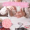 100 pcs Rose Quartz Beads, 8mm Gemstone Beads for Crafting view 4