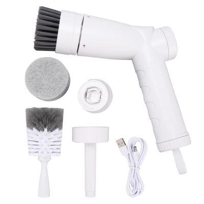 Fafeicy Cordless Electric Spin Scrubber, High-Torque Cleaning Brush with 3 Brush Heads, 2500 mAh