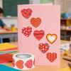 Kids Heart Stickers - 500 Count Decorative Stickers view 3