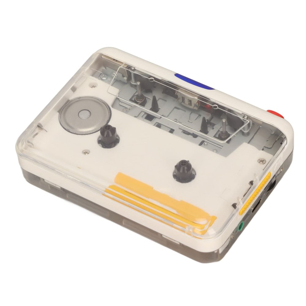Naroote Portable Cassette-to-MP3 Converter, Rechargeable, Plug-and-Play