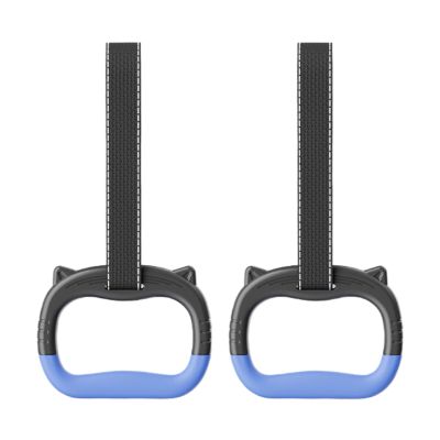 Adjustable Gymnastics Rings for Kids, 12 cm Non-Slip Grip, 200 kg Straps