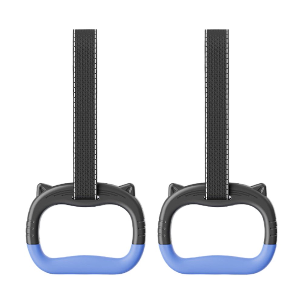 Adjustable Gymnastics Rings for Kids, 12 cm Non-Slip Grip, 200 kg Straps