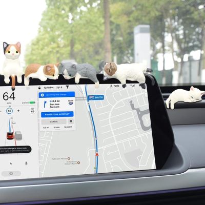 Cute Mini Cat Desk Ornaments & Car Decoration - 5 Piece Set