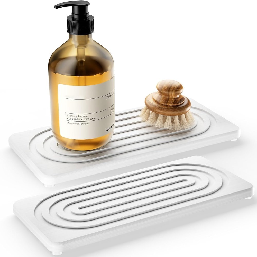 Water-Absorbing Stone Tray for Sinks