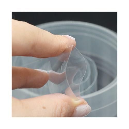 1 m Transparent PVC Heat-Shrink Tubing, 50 mm Width, 32 mm Diameter