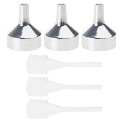 3-Piece Metal Funnel Set for Liquid Transfer