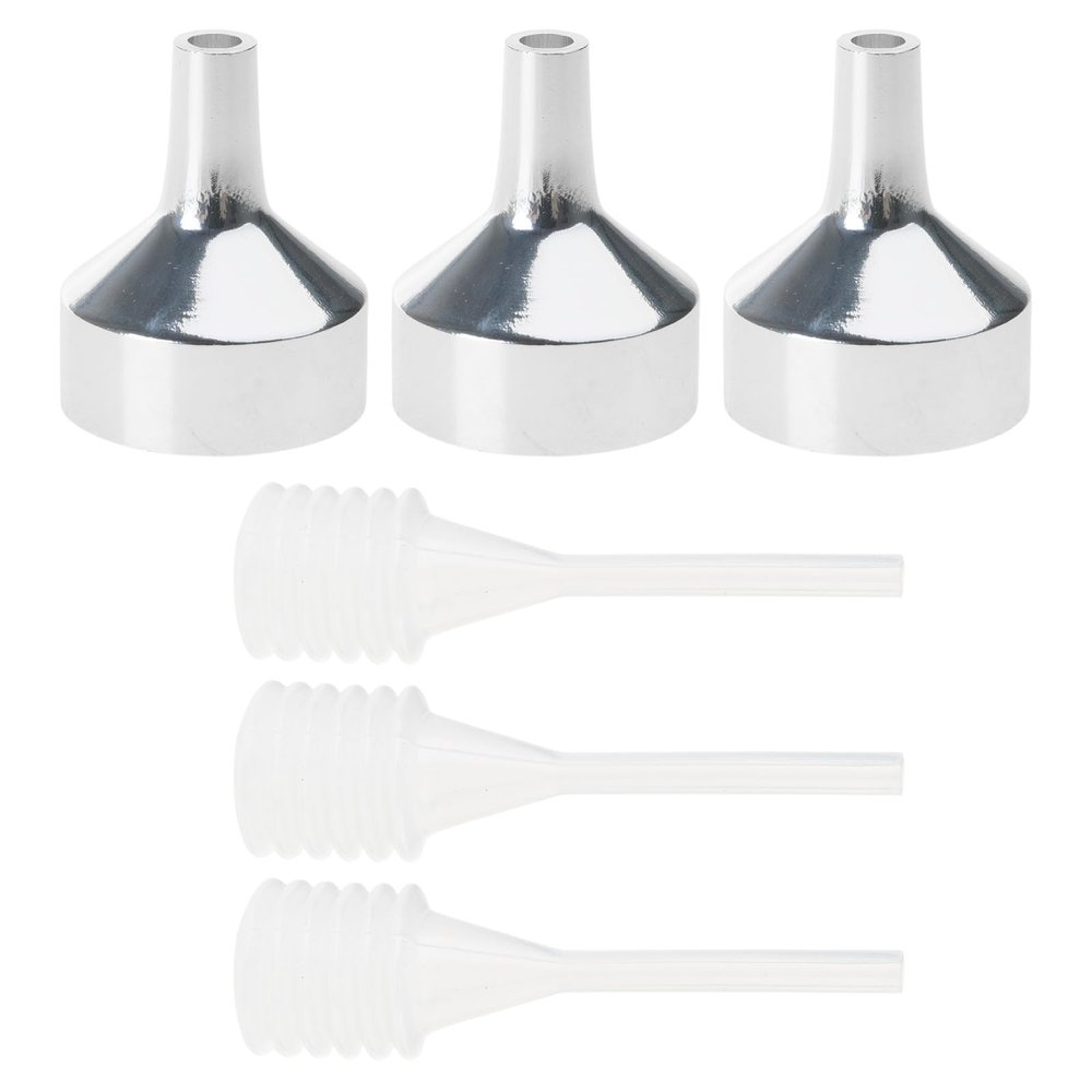 3-Piece Metal Funnel Set for Liquid Transfer