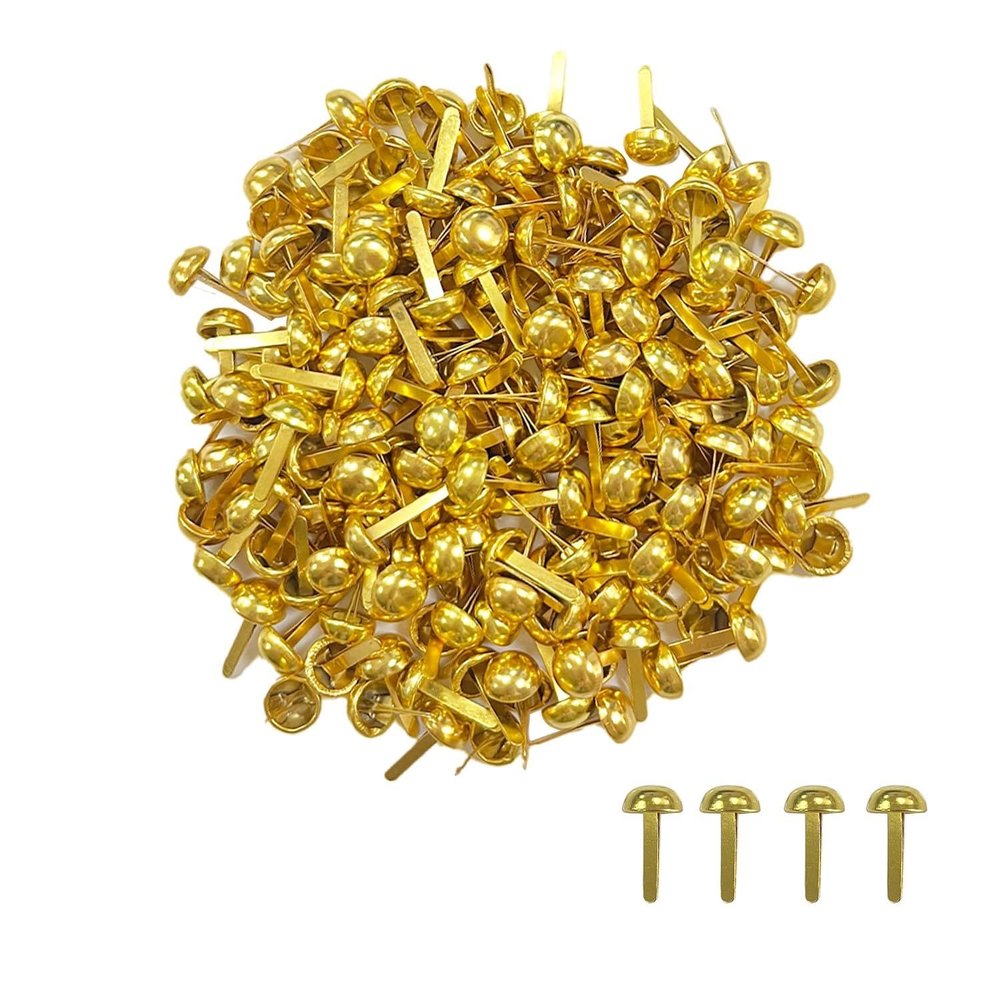 200 Mini Brads - Gold