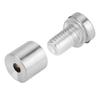 AMONIDA Stainless Steel Glass Standoff Screws, 20-Piece M12*20 mm Set, Silver view 4