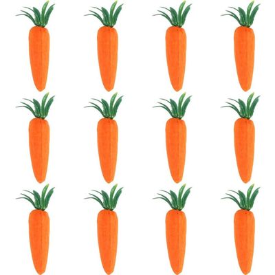 Zghhc 12 Artificial Carrots for Easter