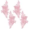 CRAFTYMELODY 2 Pairs Floral Embroidery Beaded Appliqué view 1