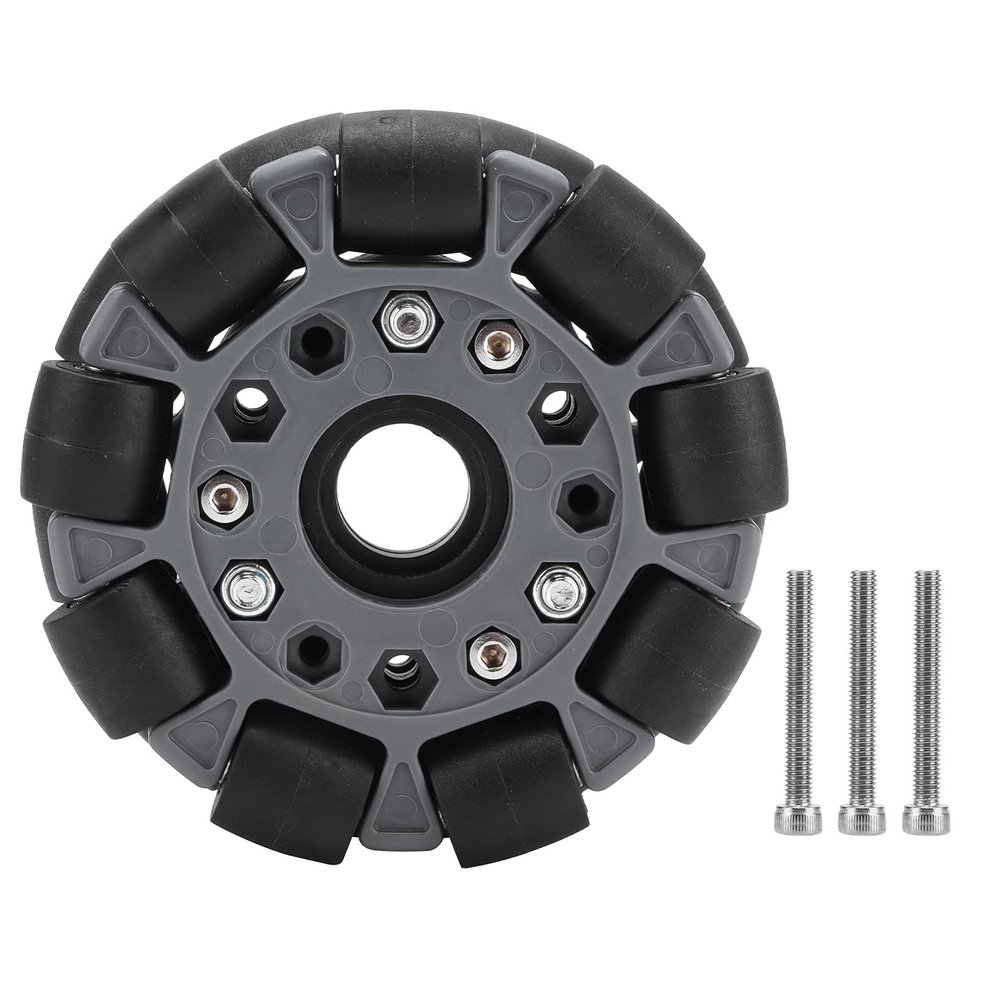 100 mm Durable Nylon-Rubber Omni Wheels for Robot Race Wheel 14041