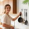 Bow-Shaped Wall Hooks for Towels, Coats, Belts and Keys view 2