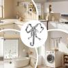 Bow-Shaped Wall Hooks for Towels, Coats, Belts and Keys view 4