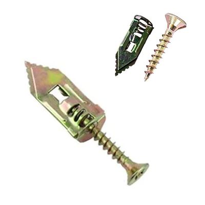 Odorkle Self-Drilling Drywall Anchors and Screws, Zinc-Plated Carbon Steel, 66 lb Capacity