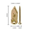 Odorkle Self-Drilling Drywall Anchors and Screws, Zinc-Plated Carbon Steel, 66 lb Capacity view 2