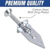 Odorkle Self-Drilling Drywall Anchors and Screws, Zinc-Plated Carbon Steel, 66 lb Capacity view 3
