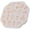 FOMIYES Gray Silicone Mold for Polymer Clay Jewelry Making view 1