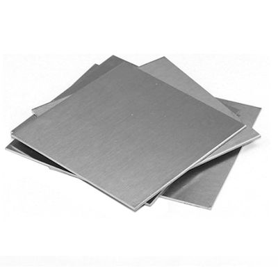 Square 304 Stainless Steel Sheet, Flat Brushed and Polished, 0.53 mm Thick (0.5 x 100 x 100 mm, 4 pcs)