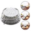 Stainless Steel Steamer Rack with 3 Removable Legs, Round, 18 cm view 4
