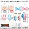 Blue Pink Gender Reveal Balloons, 9 Pack view 2