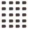 NIYANGLE 20-Pack 30 mm Soilless Nutrient Blocks Made of Biodegradable Rock Wool view 1