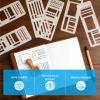 9-Piece Bullet Journal Stencil Set view 4