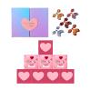 Celebration Spring-Loaded Box – Confetti Reveal Packet | Scarlet Paper Cube with Hidden Compartment view 1