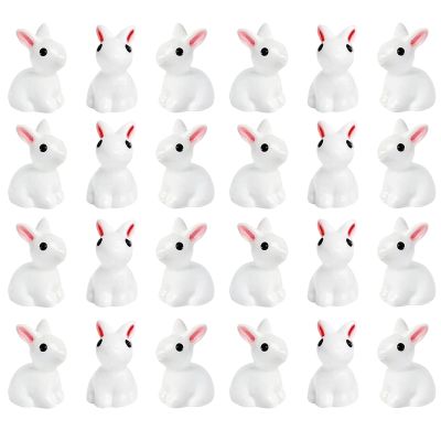 Xianshi Easter Bunny Figures, 24 pcs