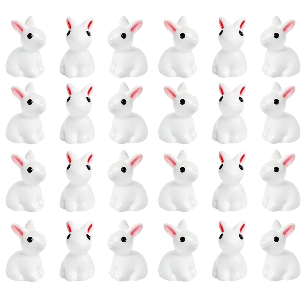 Xianshi Easter Bunny Figures, 24 pcs