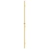 Slim Gold Interior Door 83 x 201.5 cm, Tempered Glass and Aluminum view 4