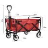 Heavy-Duty Folding Wagon for Outdoor Use - Portable for Garden, Beach, Shopping and Camping view 4