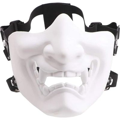 Fituenly Samurai Oni Half-Face Mask