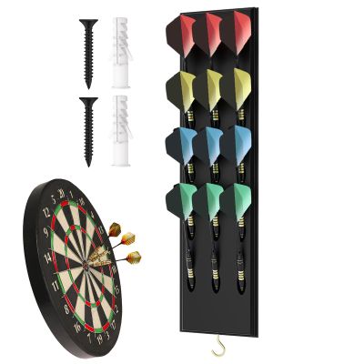 12-Hole Wall-Mounted Dart Holder