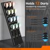 12-Hole Wall-Mounted Dart Holder view 4