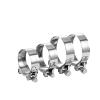 304 Stainless Steel Hose Clamps for Exhaust, Air and Water Pipes, 1 pc (23–25 mm) view 2